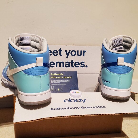 Nike Jordan Sneakers Dunk High Uni Blue "I Got Next" Collectors SE -Size 11 MINT - Picture 7 of 10